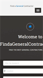 Mobile Screenshot of findageneralcontractor.com